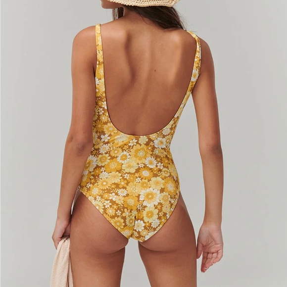 ✰ NWT Ghanda Sadie One Piece Retro Swimsuit 14 ✰ - Picture 3 of 6